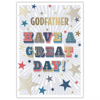 Prelude Father’s Day Godfather cards, set of 6, featuring greeting card designs celebrating the special role of a godfather.