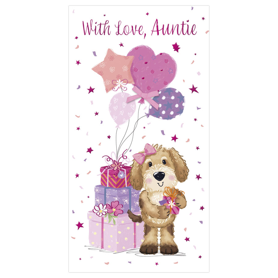 Prelude 6 Pack Cards C55 Birthday Auntie