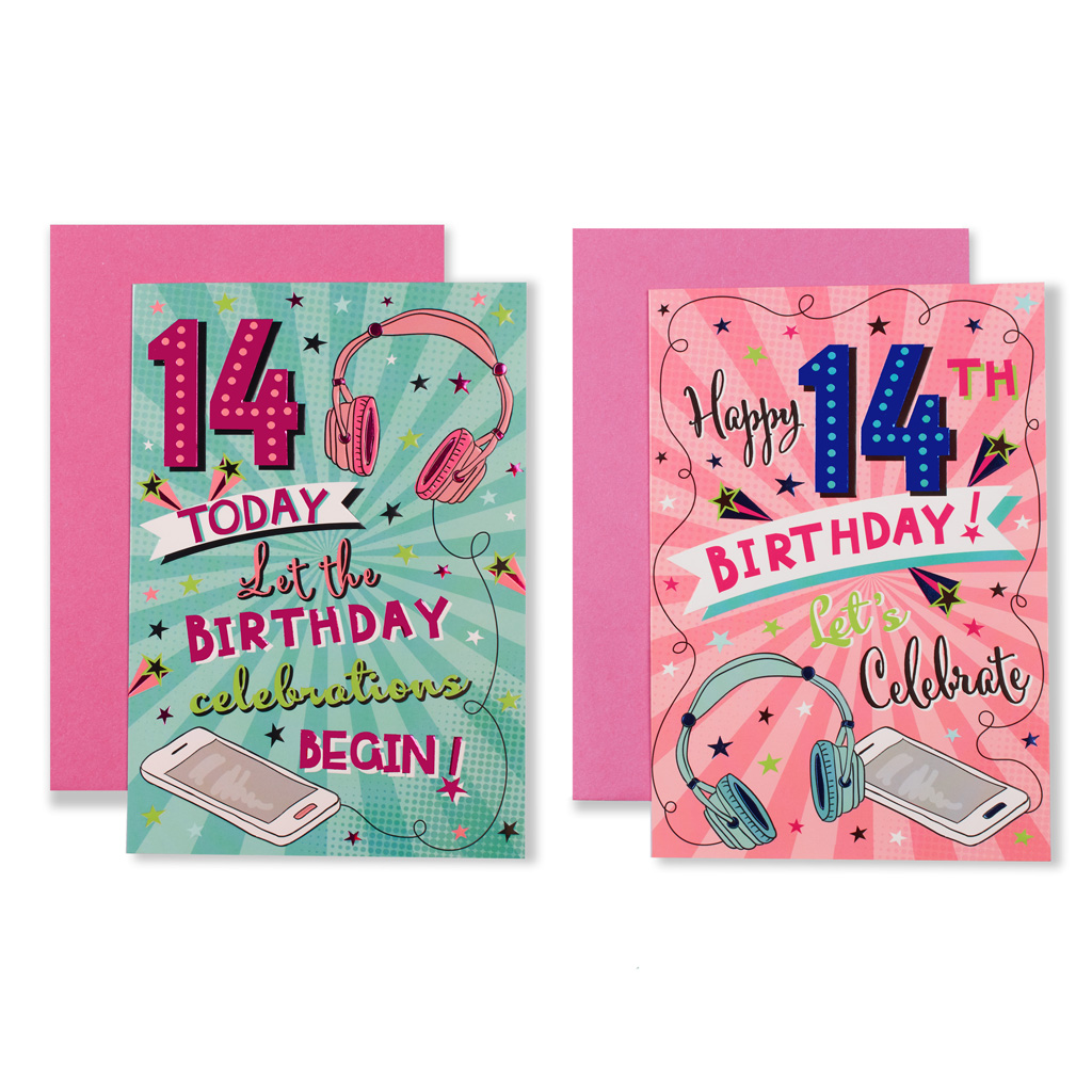 Poppyhill C50 Birthday Age 14 12pk