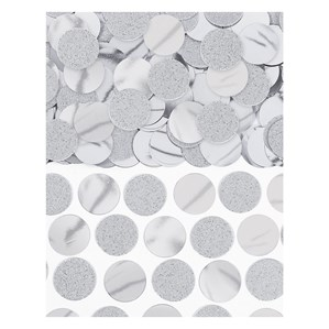 Silver Foil Circle 20mm Confetti 63grams