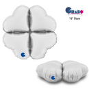 Grabo Satin White Heart 16" Balloon Base
