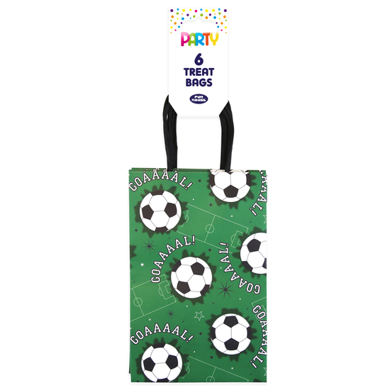 Eurowrap 6 Pack Party Bags Football