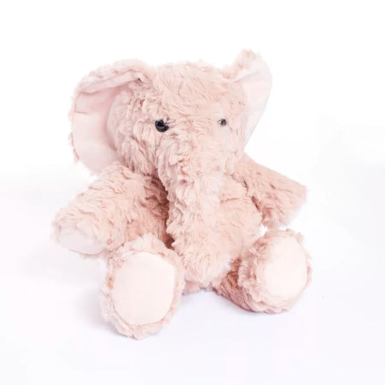 Tiger Feet Soft Toy Fluffy Elephant Pink 21cm