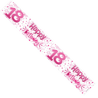 APAC Banner Age 18 Pink 9ft