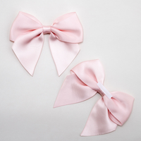 Italian Options 6 Pack Ribbon Bows Blush Pink 10cm
