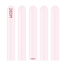 Kalisan 260 Nozzle Up Latex Modelling Macaron Pink 100-pack, flexible latex nozzles for cake decorating and icing tools.