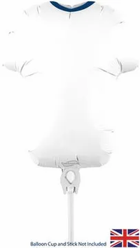 Oaktree Shirt White & Blue Air Fill Foil Balloon
