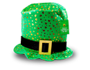 Gem Imports Top Hat Foiled Shamrock