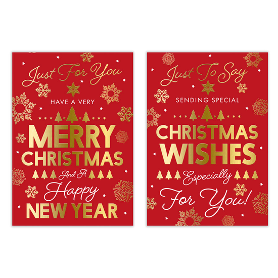 Poppyhill 12 Pack Cards C50 Christmas Open