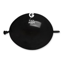 Gemar 100 Pack Latex Balloons Glink Black 6