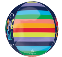 Anagram Foil Balloon Orbz Welcome Back 16