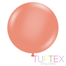 Tuftex Metallic Rose Gold 36" Latex Balloons 10pk