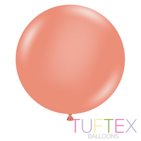 Tuftex Metallic Rose Gold 36" Latex Balloons 10pk