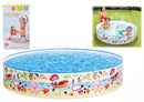 Kandy Toys Intex Snapset Pool Fun at the Beach toy, 5x10 inch inflatable pool for kids, colorful and easy to set up.