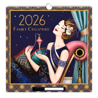 Family Calendar WTV Claire Coxon Art Deco
