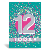 Prelude Pzazzle C50 Birthday Age 12 6pk