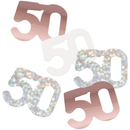 14g Confetti Age 50 Glitz Rose Gold