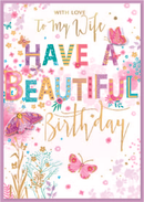 Isabel's Garden 6 Pack Cards C50 Birthday Wife