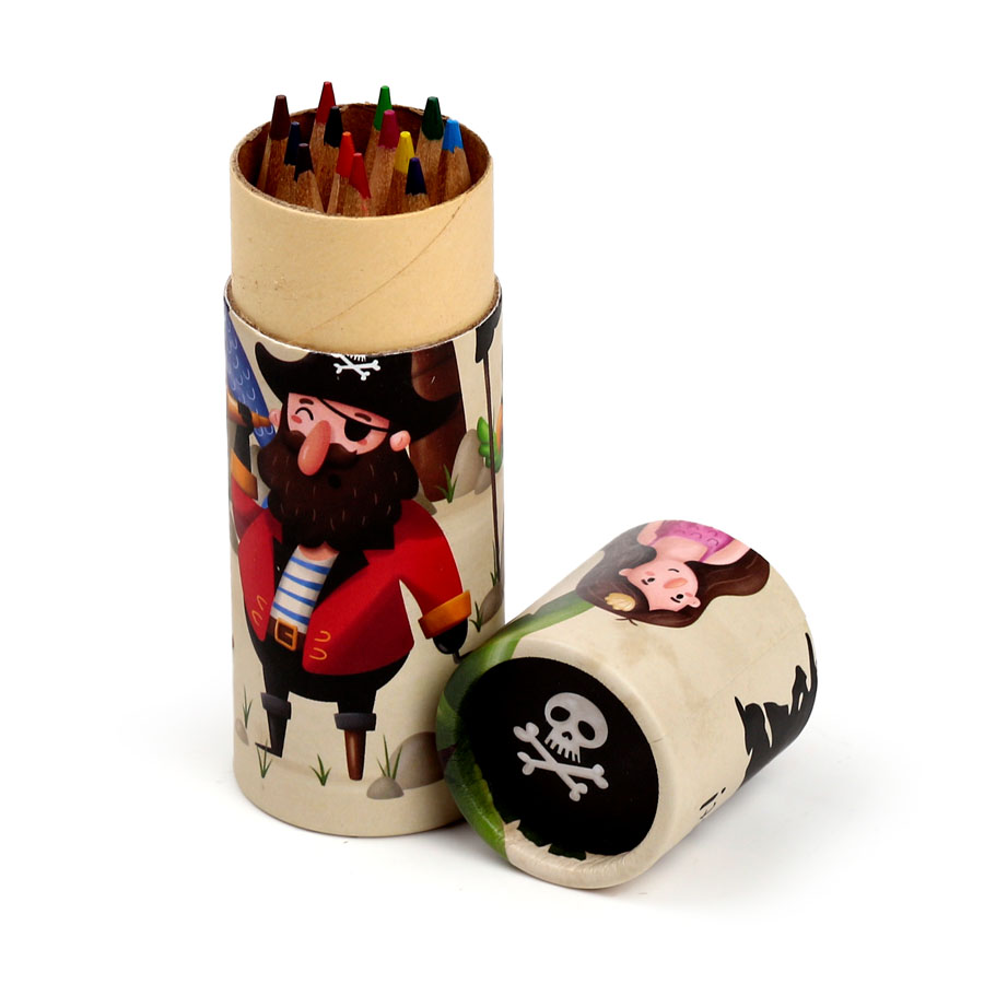 Puckator Colouring Pencils Jolly Roger