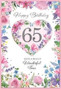 Simon Elvin C50 Birthday Age 65 6pk