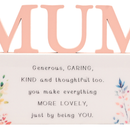 Widdop The Cottage Garden Plaque Mum