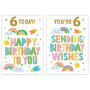 Poppyhill C50 Birthday Age 6 12pk
