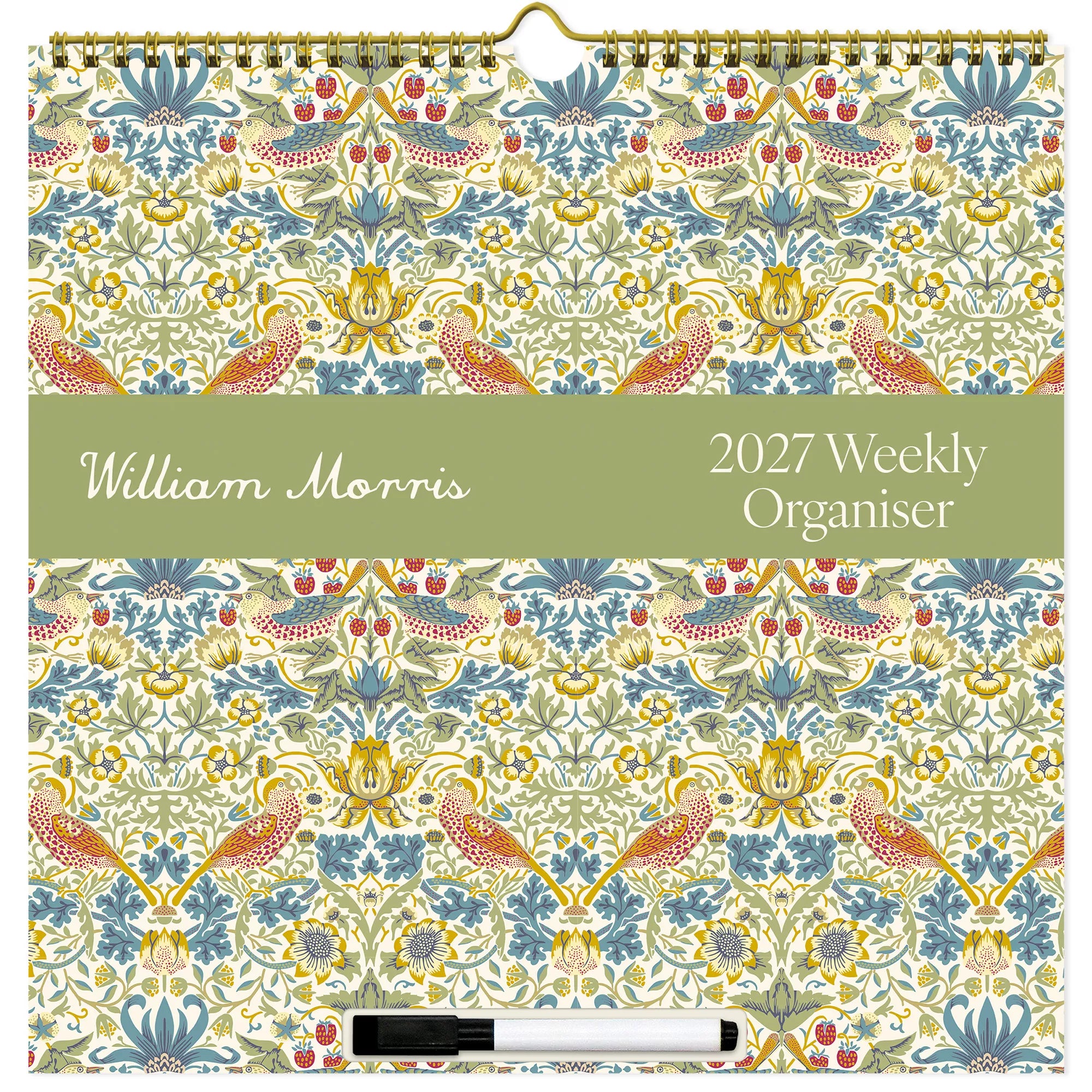 Calendar Family Organiser William Morris 2027