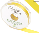 Eleganza Satin Ribbon Yellow 15mm x 20m