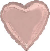 Anagram Pearl Pastel Pink 18" Heart Foil Balloon