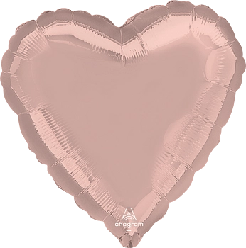Anagram Pearl Pastel Pink 18" Heart Foil Balloon