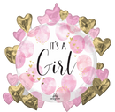 Anagram Baby Girl Pink 30" Foil Balloon