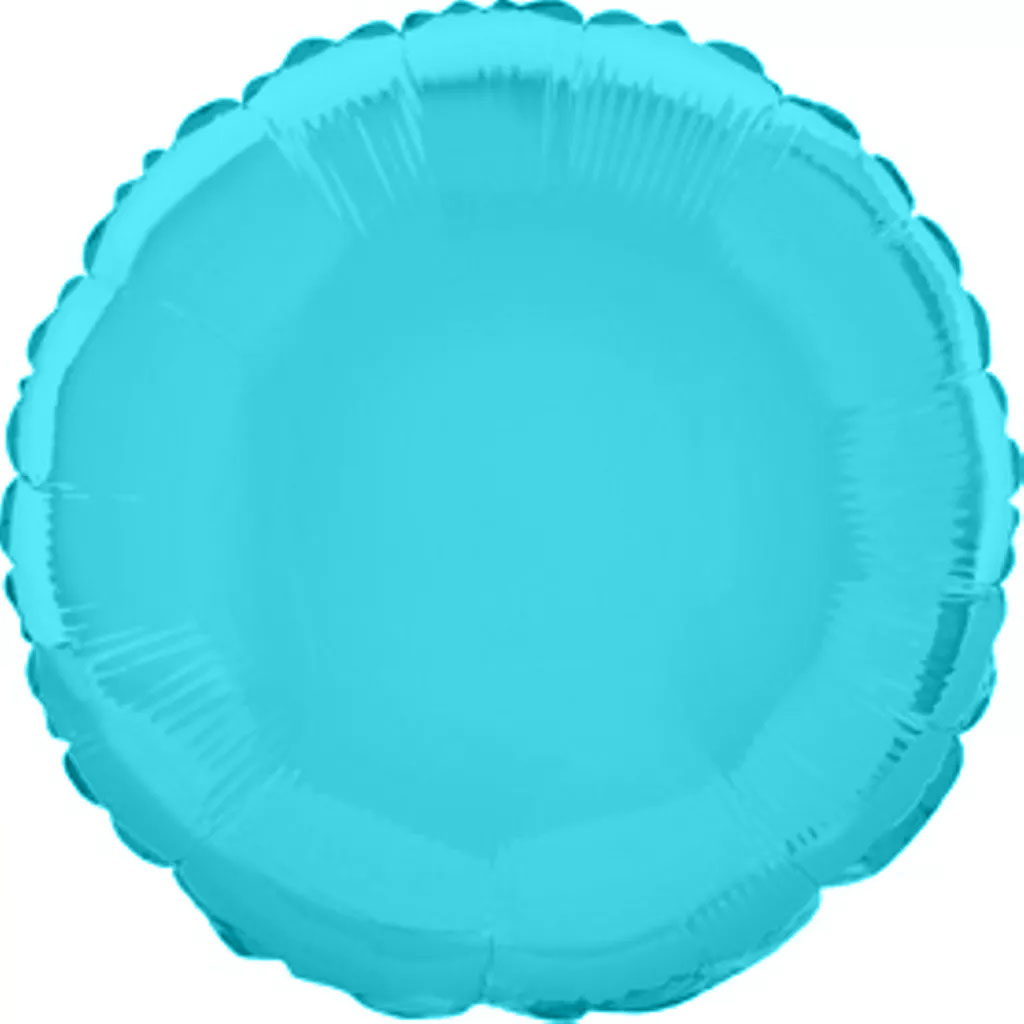 Unique Foil Balloon Baby Blue Round 18