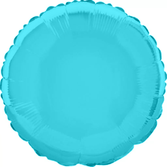 Unique Foil Balloon Baby Blue Round 18