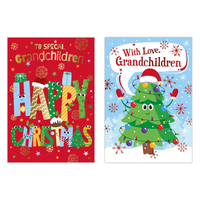 Poppyhill C50 Christmas Grandchildren 12pk