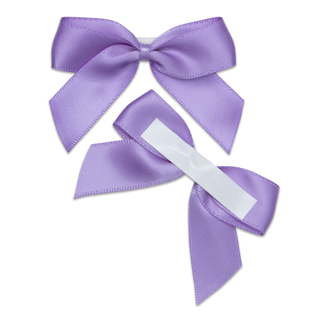 Italian Options 12 Pack Ribbon Bows Lilac 5cm