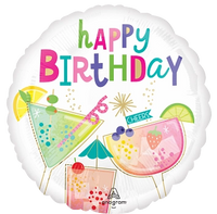 Anagram Cocktail Surprise 18" Foil Balloon