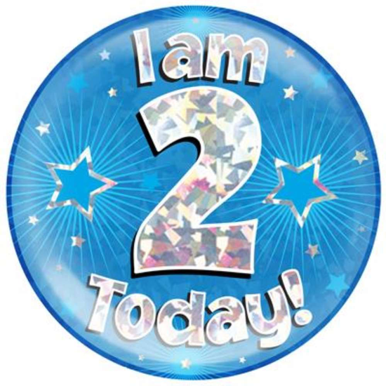 Oaktree Badge 2 Today Blue Jumbo 6