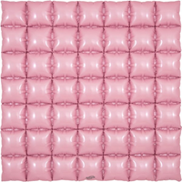Oaktree Foil Balloon Matte Pink Waffle 36"