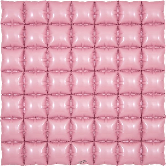 Oaktree Foil Balloon Matte Pink Waffle 36"