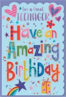 Simon Elvin 6 Pack Cards C50 Birthday Teenager