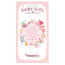 Set of six Prelude newborn girl greeting cards featuring cute designs, ideal for celebrating a new arrival.