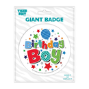 Big Badges Birthday Boy 6pk