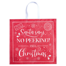Partisan Gift Bag Shopper Non-Woven Red Jumbo