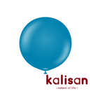 Kalisan Retro 24" Deep Blue Latex Balloons 2pk