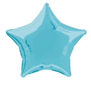 Unique Foil Balloon Baby Blue Star 20