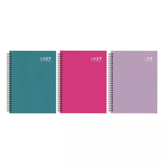 Diary A5 WTV Wiro Bright 2027 12pk