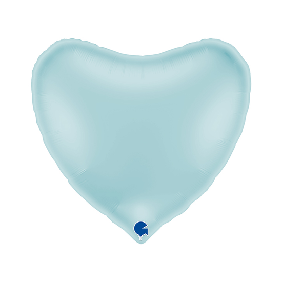 Grabo Foil Balloon Pastel Blue Heart 36"
