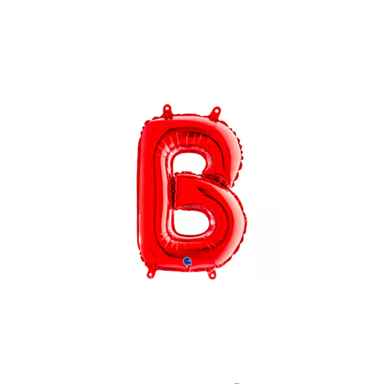 Grabo Foil Balloon Red 14" Letter B
