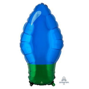 Anagram Christmas Light Blue 22" Foil Balloon