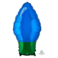 Anagram Christmas Light Blue 22" Foil Balloon